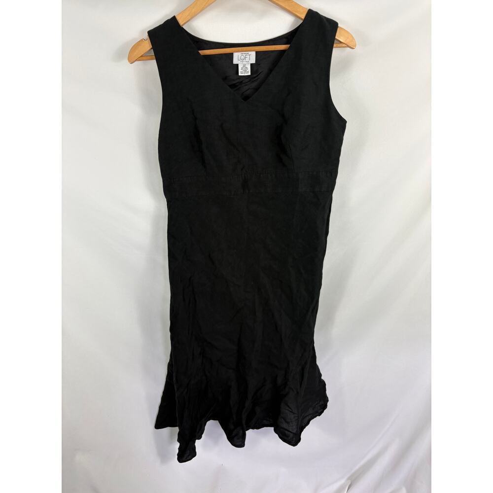 Ann Taylor LOFT Linen Blend Sleeveless sheath Dress Size 12P